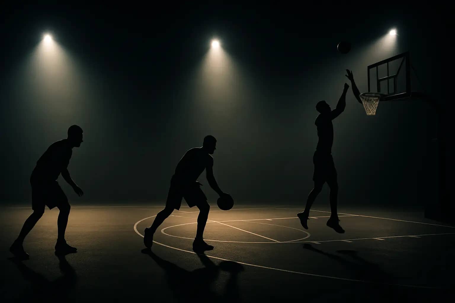 NBA rookie players competing on a basketball court during a draft showcase event